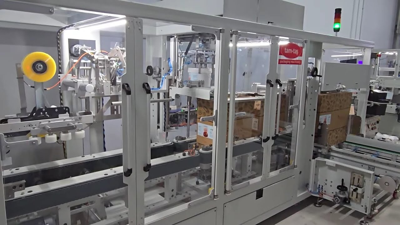 Kova Kolileme ve Koli Paletleme Hattı