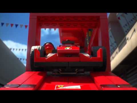 Behind-The-Wheel: Ferrari - LEGO Speed Champions. 