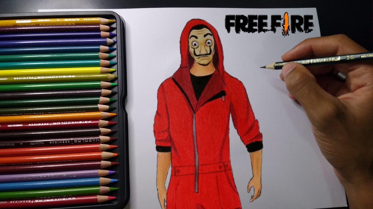 Free Fire: Veja vídeos de como desenhar e colorir as skins do jogo