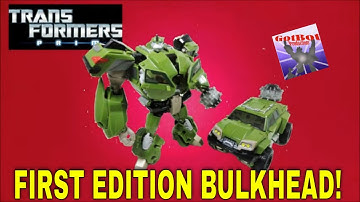 Transformers Prime First Edition Bulkhead - GotBot True Review NUMBER 1055