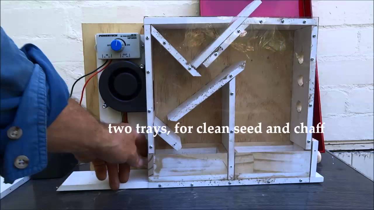 portable winnower design 2 YouTube