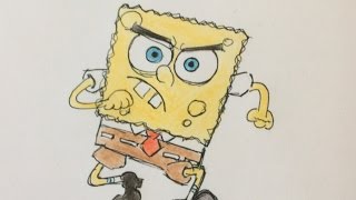 Draw a Running Spongebob Squarepants - DIY Crafts - Guidecentral