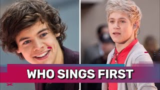 One Direction Quiz ( WHO SINGS FIRST )