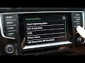 VW Composition Media system green hidden menu