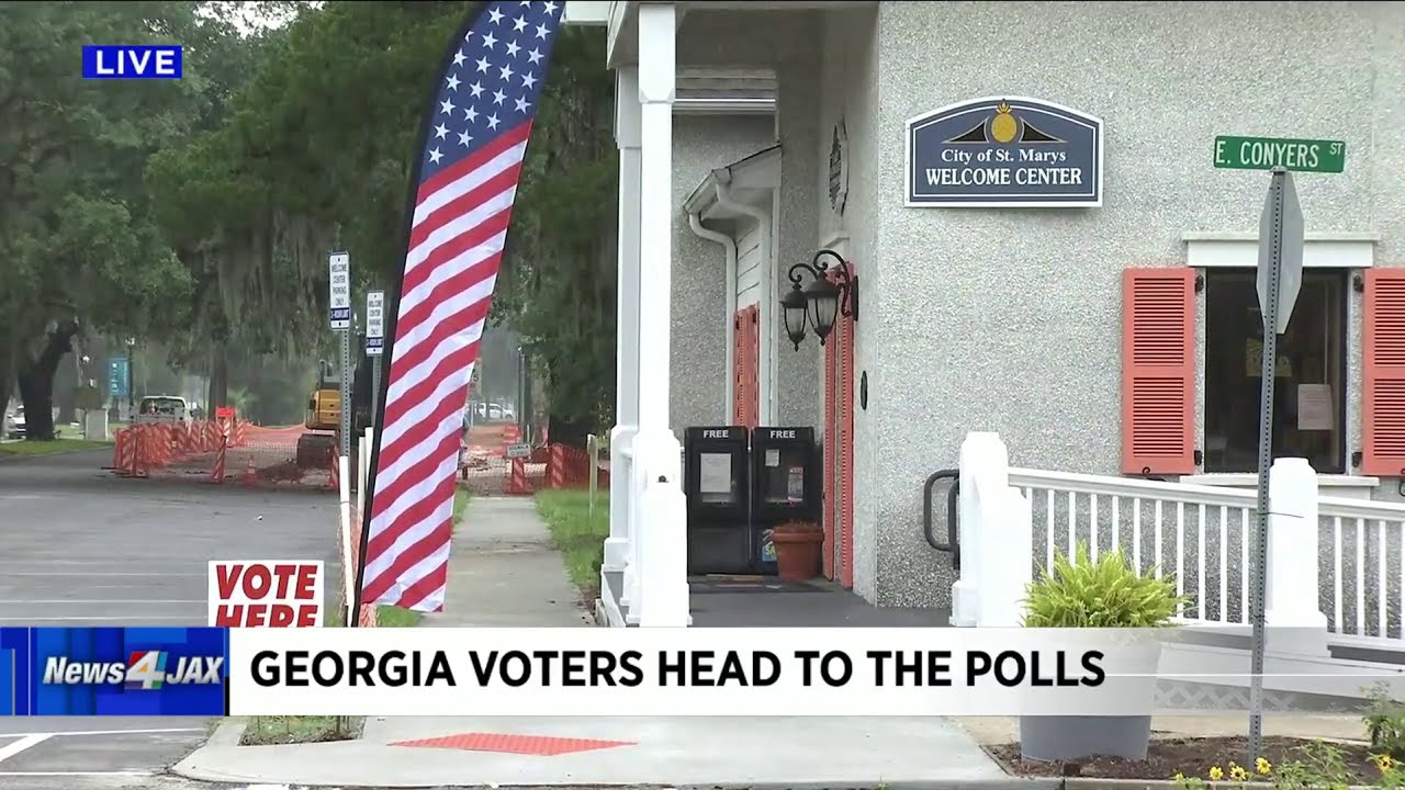 Georgia voters head to the polls - YouTube
