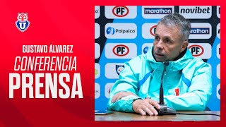 [28 de abril] Conferencia Gustavo Álvarez post partido Huachipato