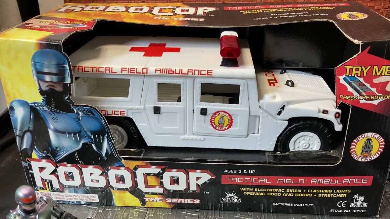 Retro unboxing Robocop the series Ambulance - YouTube