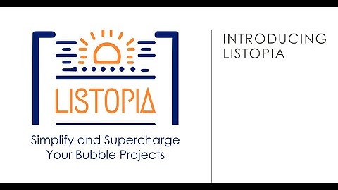 Introducing Listopia: Simplify and Supercharge Your Bubble Projects with No-Code Lists