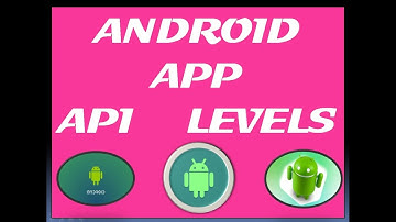 ANDROID API LEVELS