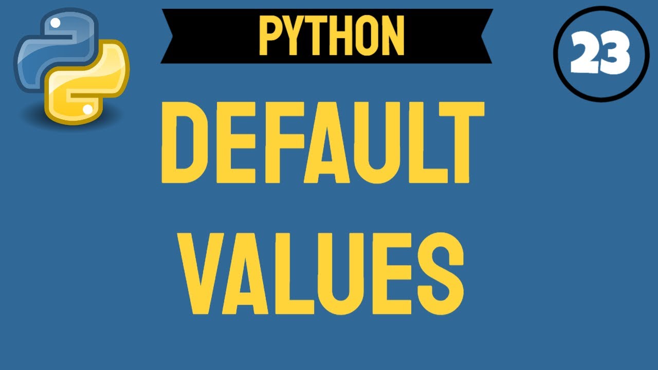 python default values in assignment