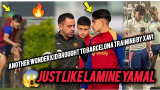 insane:: Another wonder kid brought to training by xavi. Just like lamine yamal