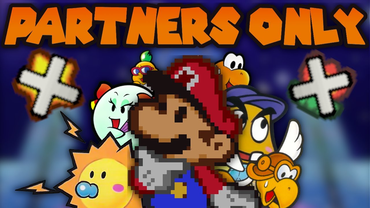 Can You Beat PAPER MARIO With ONLY PARTNERS?
