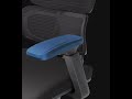 ADAPWORK S3 Senior ErgoChair. Armrest features.