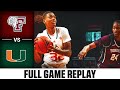 Fordham vs. Miami Full Game Replay | 2023-24 ACC Women&#39;s Basketball