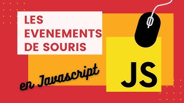 Evénements de souris en javascript, mouseout mouseleave mouseover mouseenter