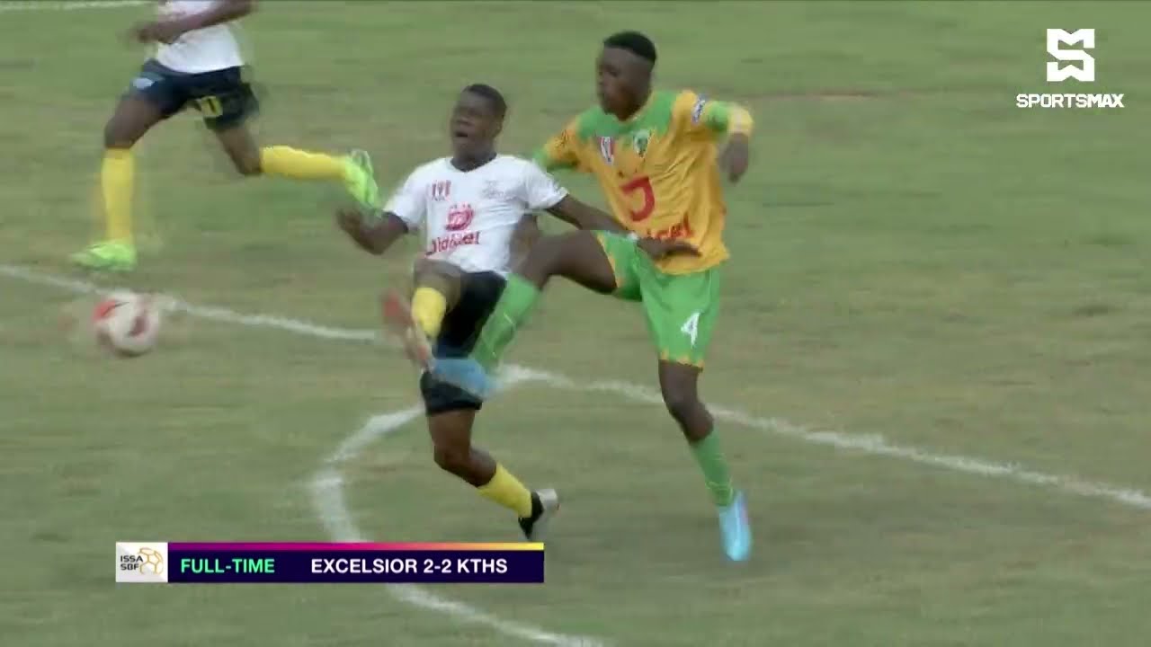 Last minute equalizer! Excelsior 2-2 Kingston Technical High in Manning Cup Round 1! SportsMax TV
