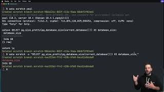 xata scratch: a disposable Postgres branch from your terminal screenshot 4
