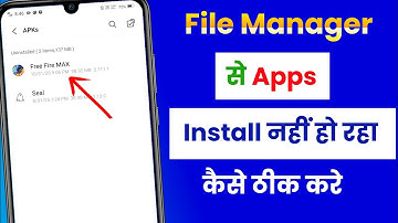 App is not installing in File Manager | How to install app in File Manager | Info Title