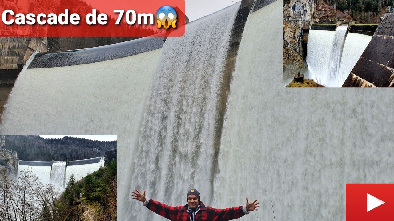 Cascade de 70 mètres de haut: le Chatelot déborde!