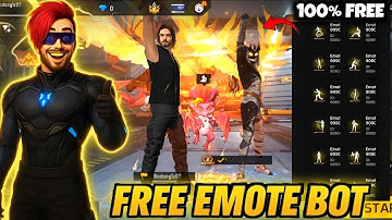 New Free EMOTE BOT Website In Free Fire After OB51 Update 🔥 100% Free Emote bot link  🤯