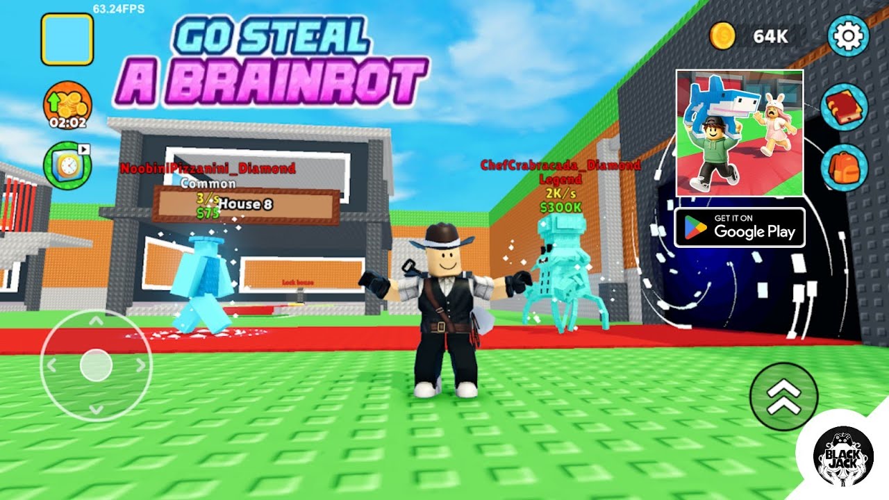 Go Steal A Brainrot - Android Gameplay