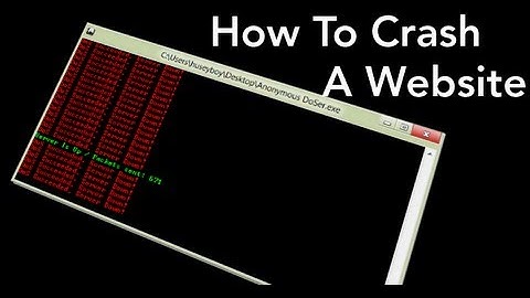 How To Crash A Website With Anon DoSer (FREE)