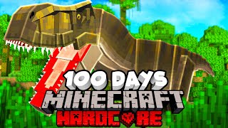 I Survived 100 Days BUILDING JURASSIC PARK in Hardcore Minecraft screenshot 2
