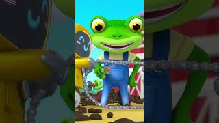 Gecko's Mechanical Problem Solving 🔧 STEM Cartoon for Kids #Shorts
