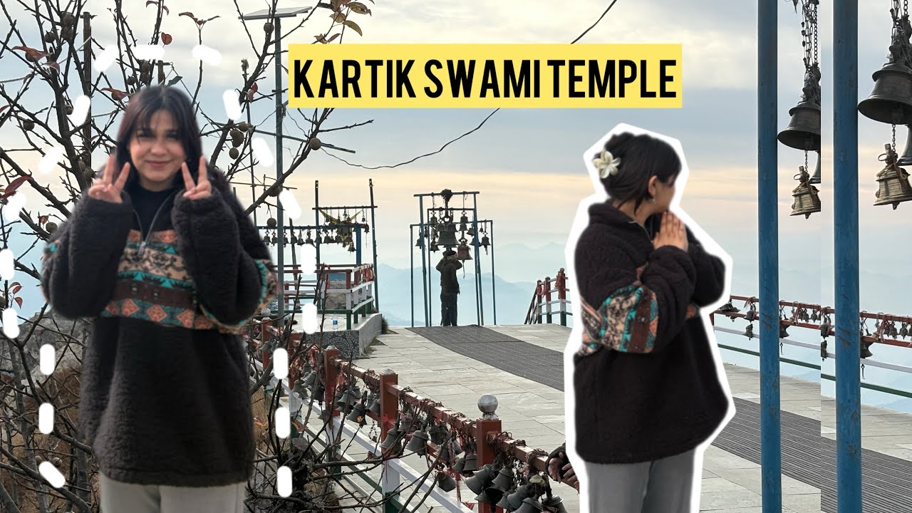 When devotion meets the clouds✨Kartik Swami Temple: क्रोंच पर्वत तक का सफ़र ||A small trek of 3.5 km