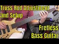 Truss Rod Adjustment & Setup on fretless Sire Marcus Miller M7 - Bass Practice Diary - 12th Nov 2019