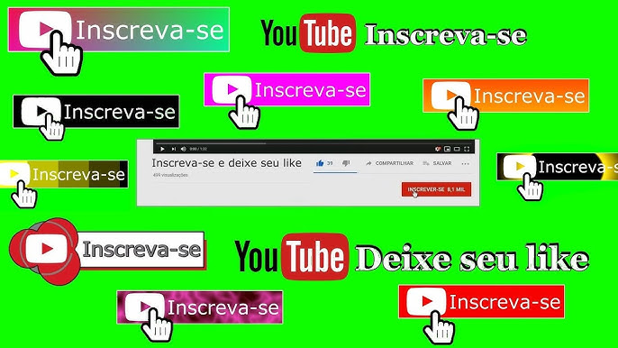 Chroma Key - Inscreva-se e Ative o Sininho de Notificação 1080p Full HD  (Adonias Tutorial) 