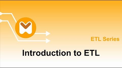 Introduction to ETL