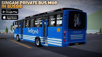 Singam Kerala Private Bus Mod In Bus Simulator Indonesia - Bussid Bus Mod - Bussid Car Mod - Bussid