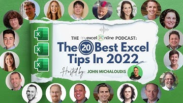 The Top 20 Best Excel Tips in 2022! (LINK IN THE DESCRIPTION)