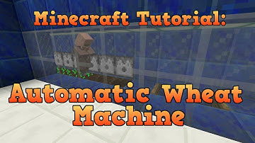 Minecraft 1.8 Automatic Wheat Farm Tutorial