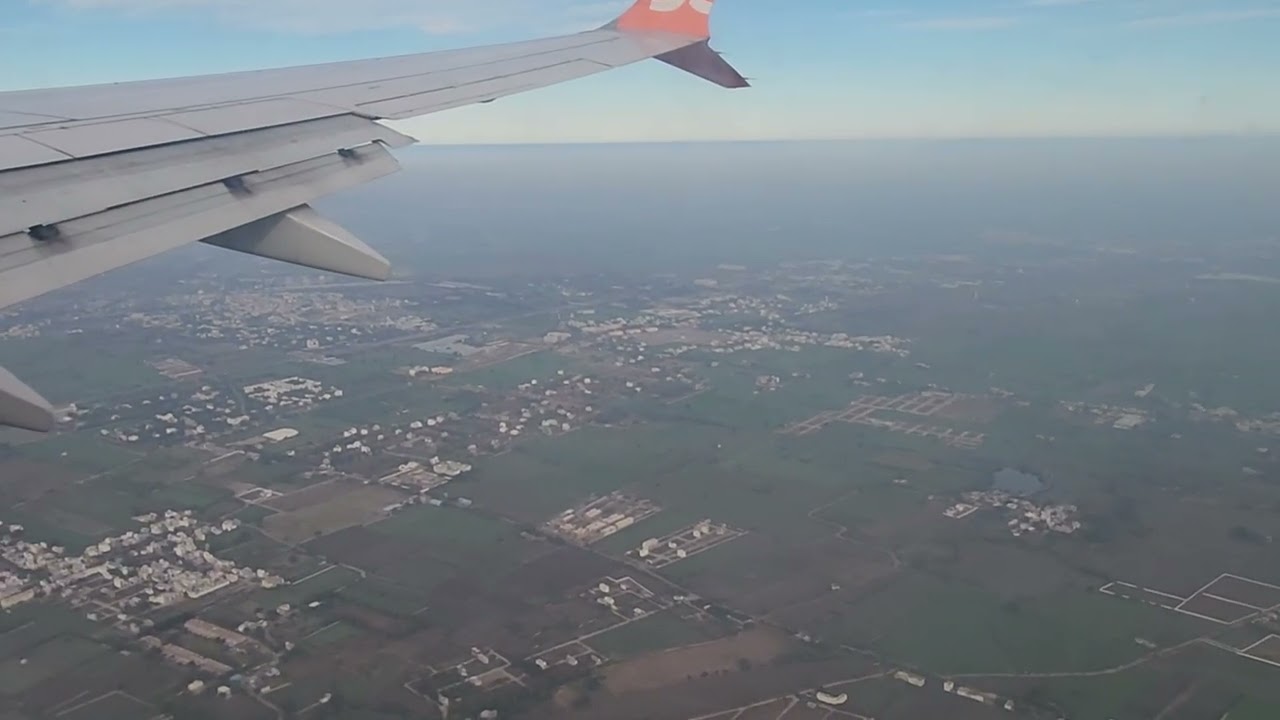 Air India Express IX1228 Flight landing at Indore Airport 