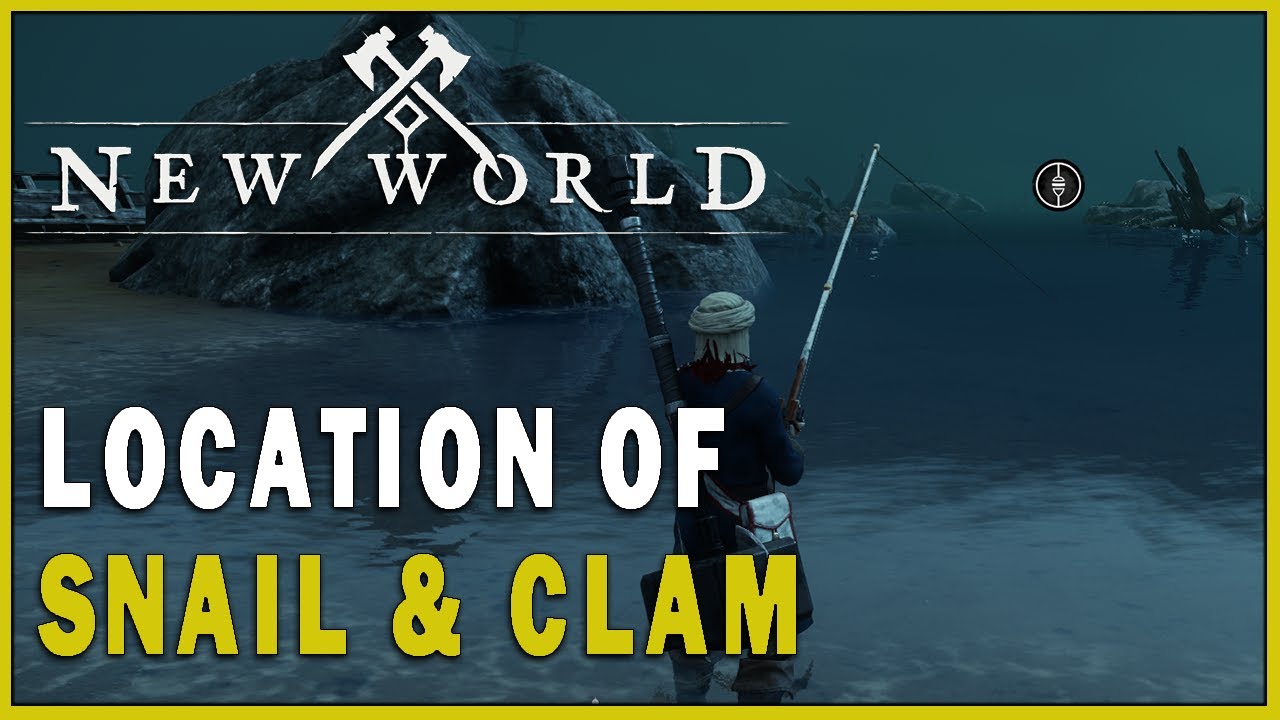NEW WORLD - Baited Quest Solution Where to Catch a Snail & Clam - YouTube