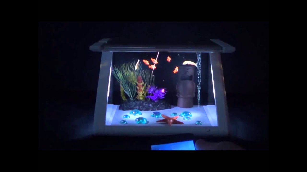 Aquarium Virtuel ipad Station Charge kasdesign.fr