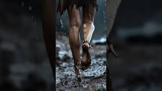 Barefoot Footsteps in Gentle Tropical Rain for Deep Sleep 🌧️