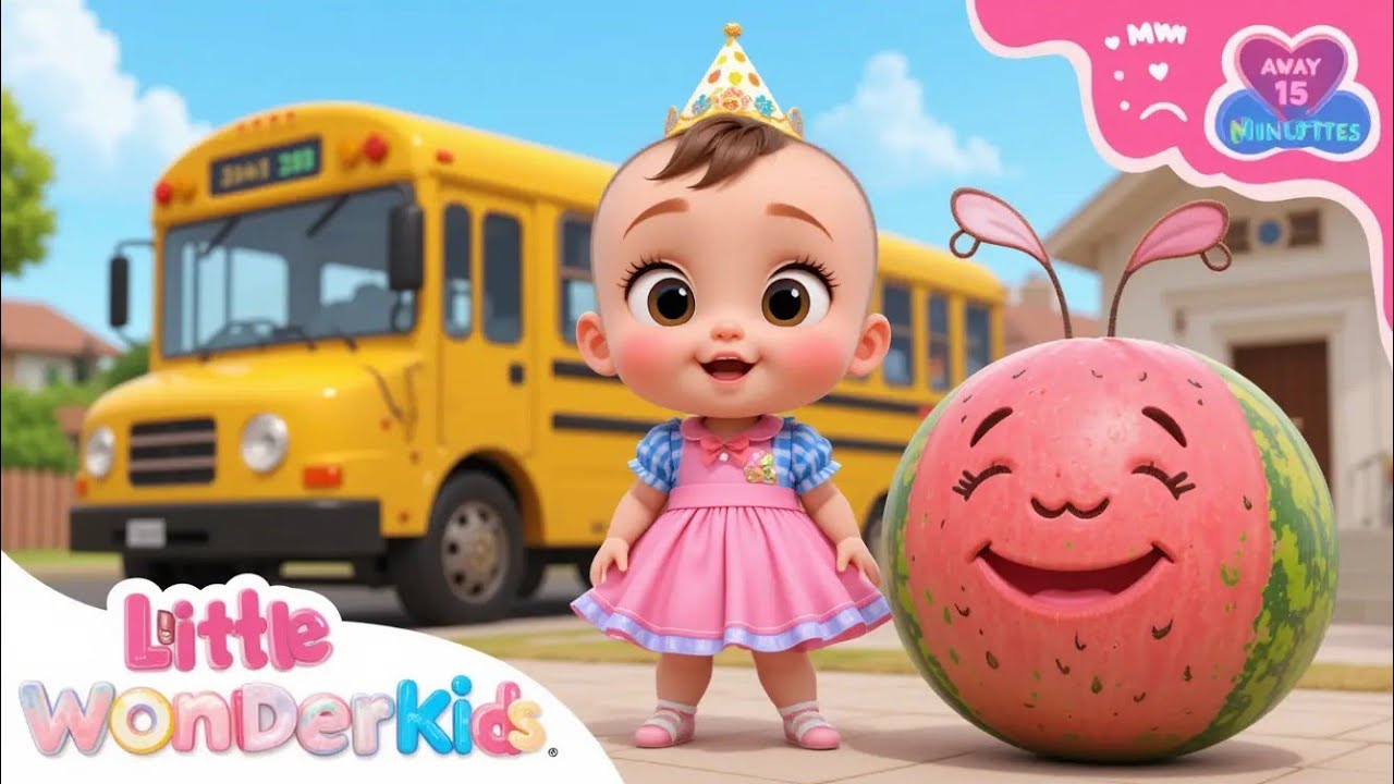 Wheels on the Bus with Ginger Cats | Fun Nursery Rhyme for Kids & Toddlers