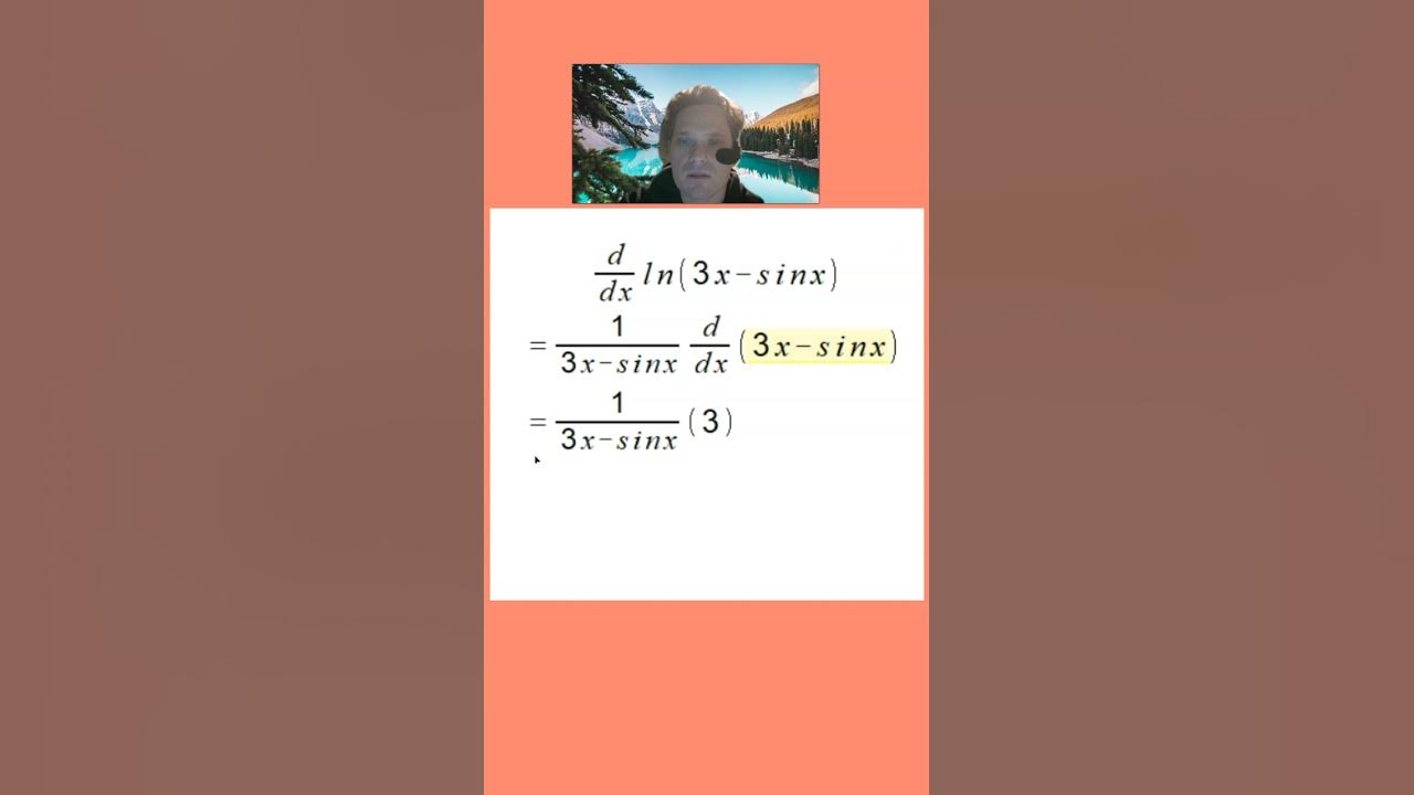 derivative-of-ln-3x-sinx-youtube