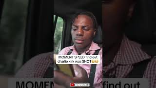 The moment speed found other Charlie kirk was shot #sad #viral #shorts #ishowspeed