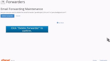 10) How to delete an email forwarder in cPanel by Gecko Websites