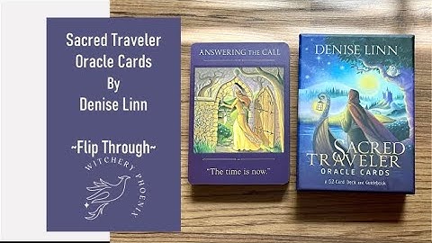 Flip Through : Sacred Traveler Oracle Cards  [Music & Cards] [4k] #Orace #Flipthrough #塔罗 #タロット