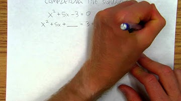 Ellipse5of8  Using completing the square to put an equation for an ellipse into standard form.