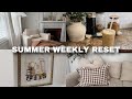 NEW!! 2025 WEEKLY RESET / EXTREME CLEANING MOTIVATION / SUMMER REFRESH