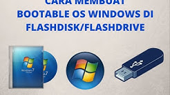 CARA MEMBUAT BOOTABLE WINDOWS DI FLASHDISK/FLASHDRIVE - Durasi: 7.53. CARA MEMBUAT BOOTABLE WINDOWS DI FLASHDISK/FLASHDRIVE - Durasi: 7.53.
