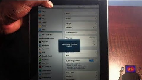 QuickGesture (Cydia Tweak) - Quickly Activate/Deactivate iPad