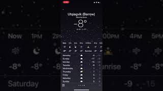 iOS Weather animation: Blowing snow screenshot 4