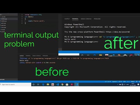Output terminal. New Terminal vs code. Как открыть терминал в vs code. TTL Video Terminal.
